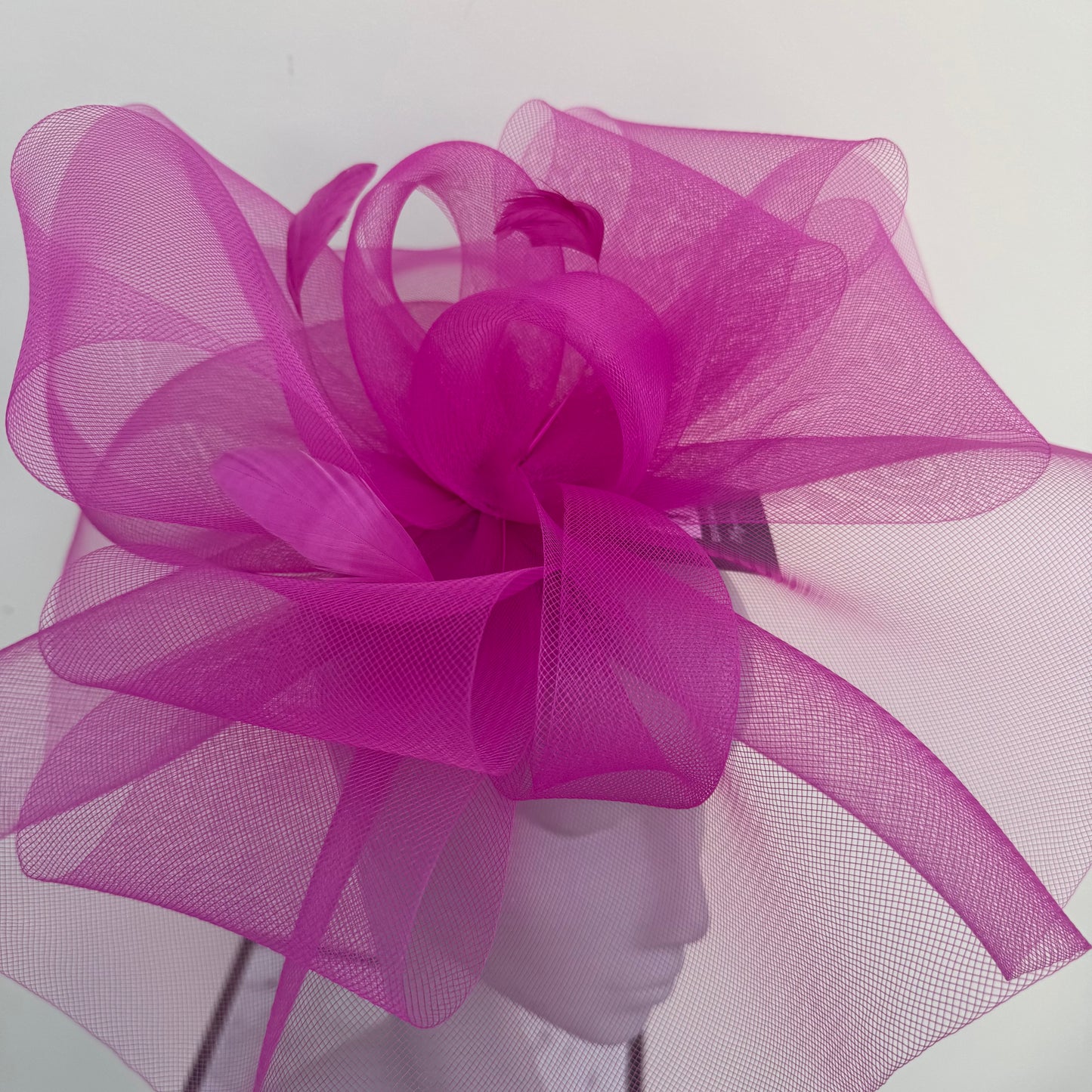 Boardmans Sonny Fuchsia Pink Mesh Fascinator