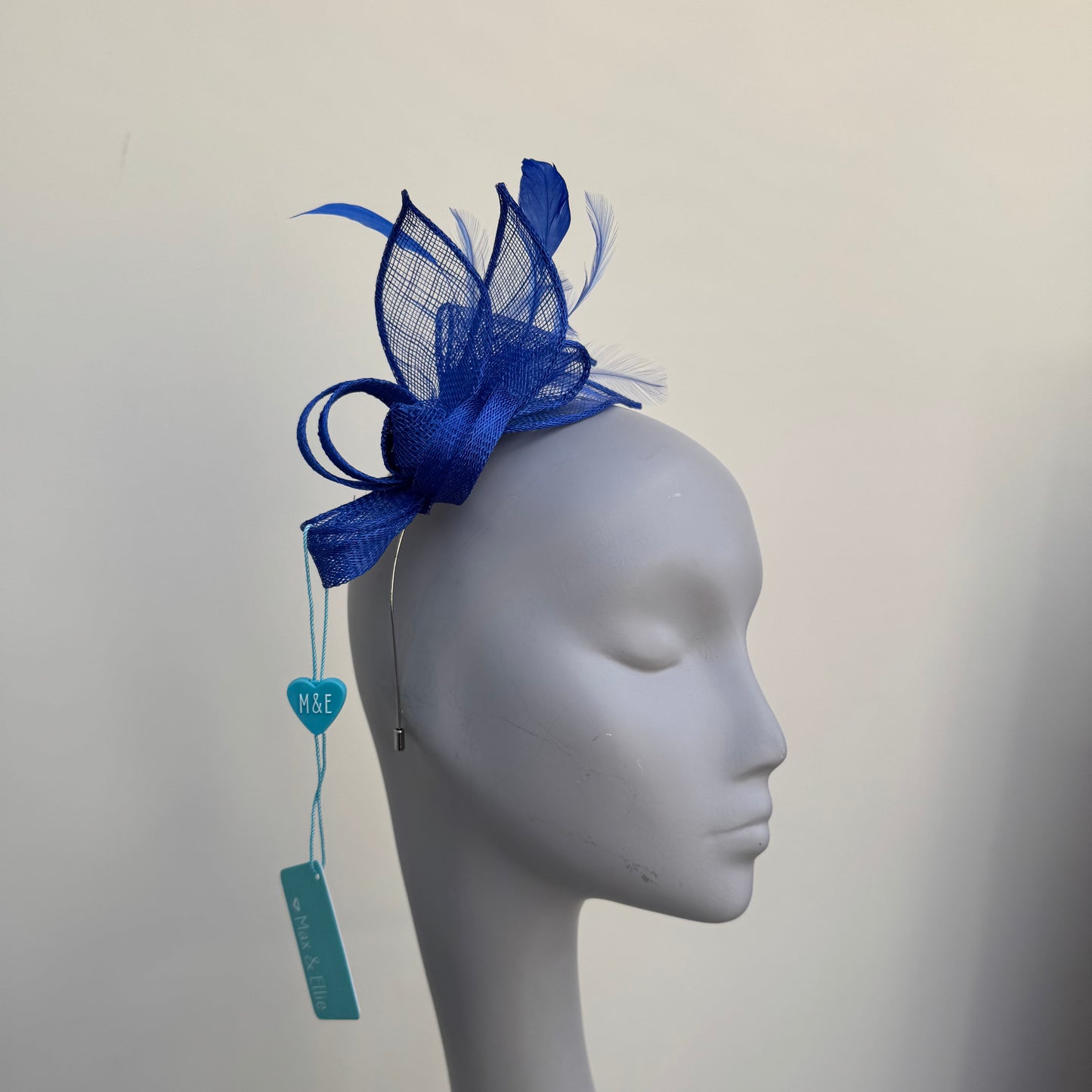 Max and Ellie BF3 Small Fascinator in Blues
