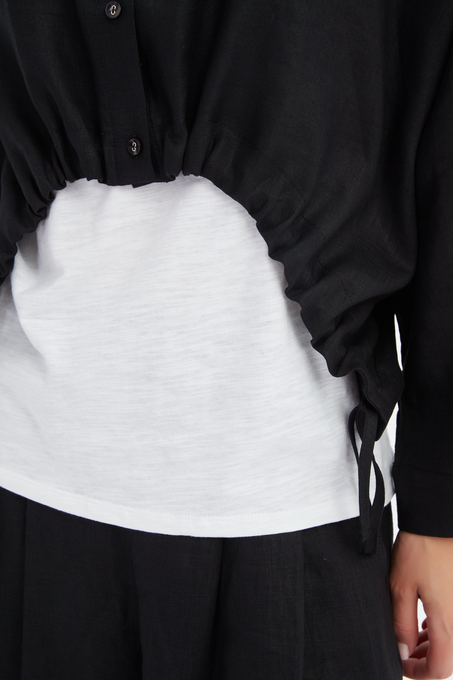 Tirelli 25A3720 Wide Crop Overshirt