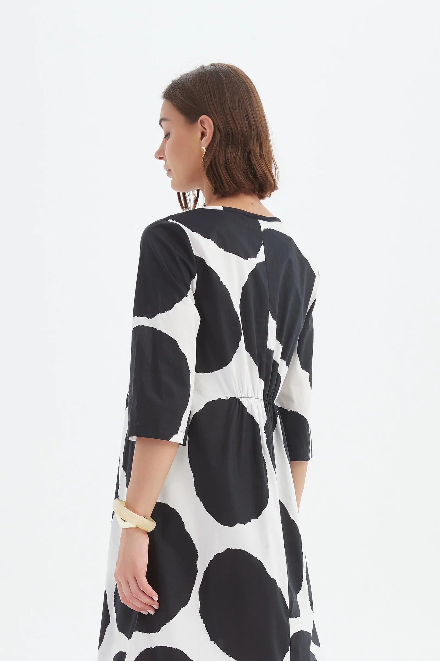 Tirelli 24D3522 Curve Seam Poplin Dress