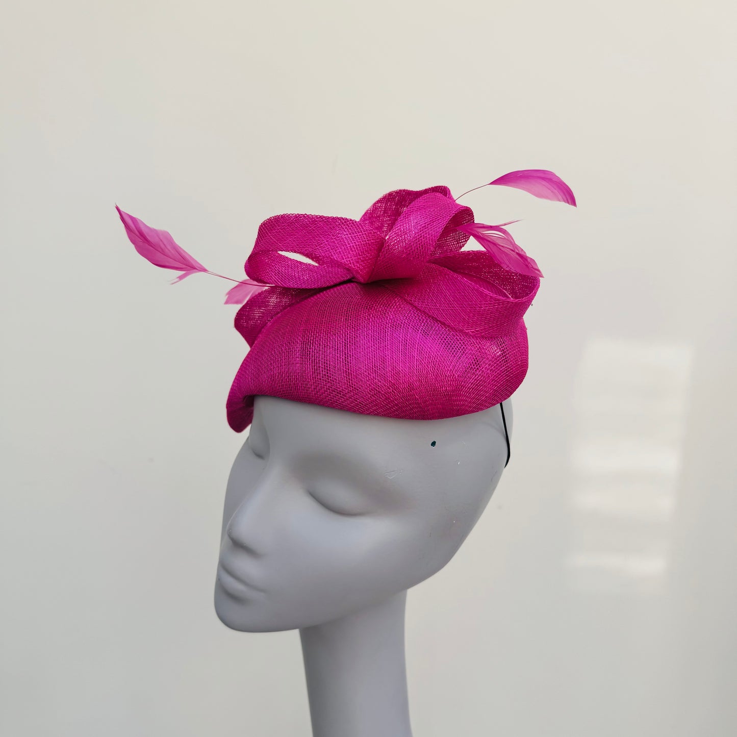 Boardmans Faith Fuchsia Pink Pillbox Hat