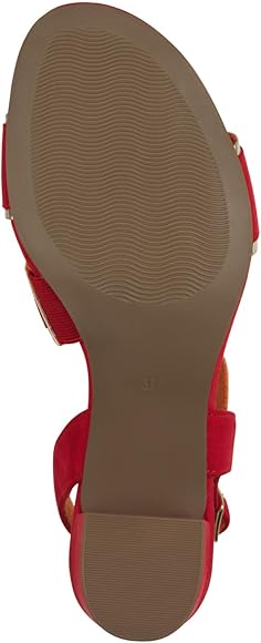 Marco Tozzi 2-28347-42 Red and Orange Heeled Sandal