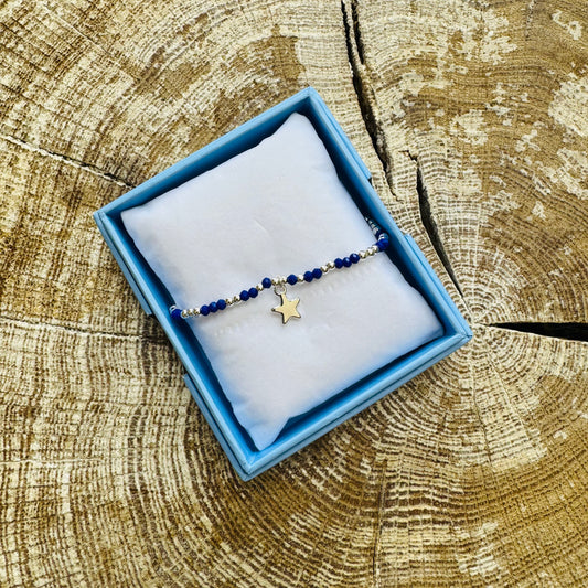 Byzantium BR60 Navy Star Bracelet