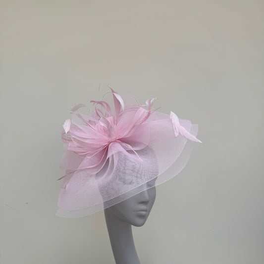 J Bees JB20/165 Peony Pink Headband Fascinator