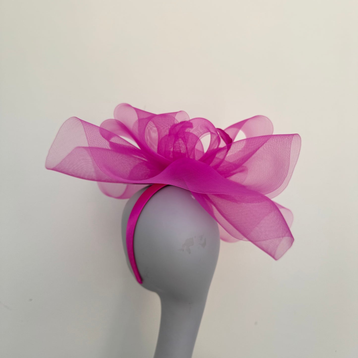 Boardmans Sonny Fuchsia Pink Mesh Fascinator