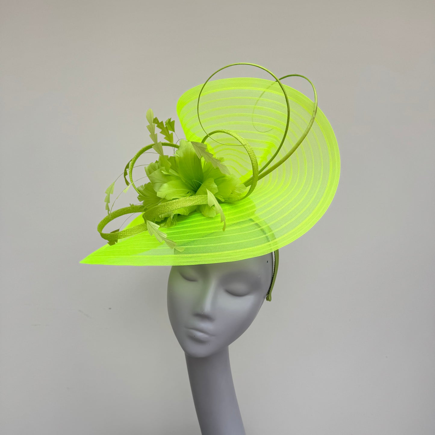 J Bees JB20/212 Neon Lime Green Large Net Hatinator