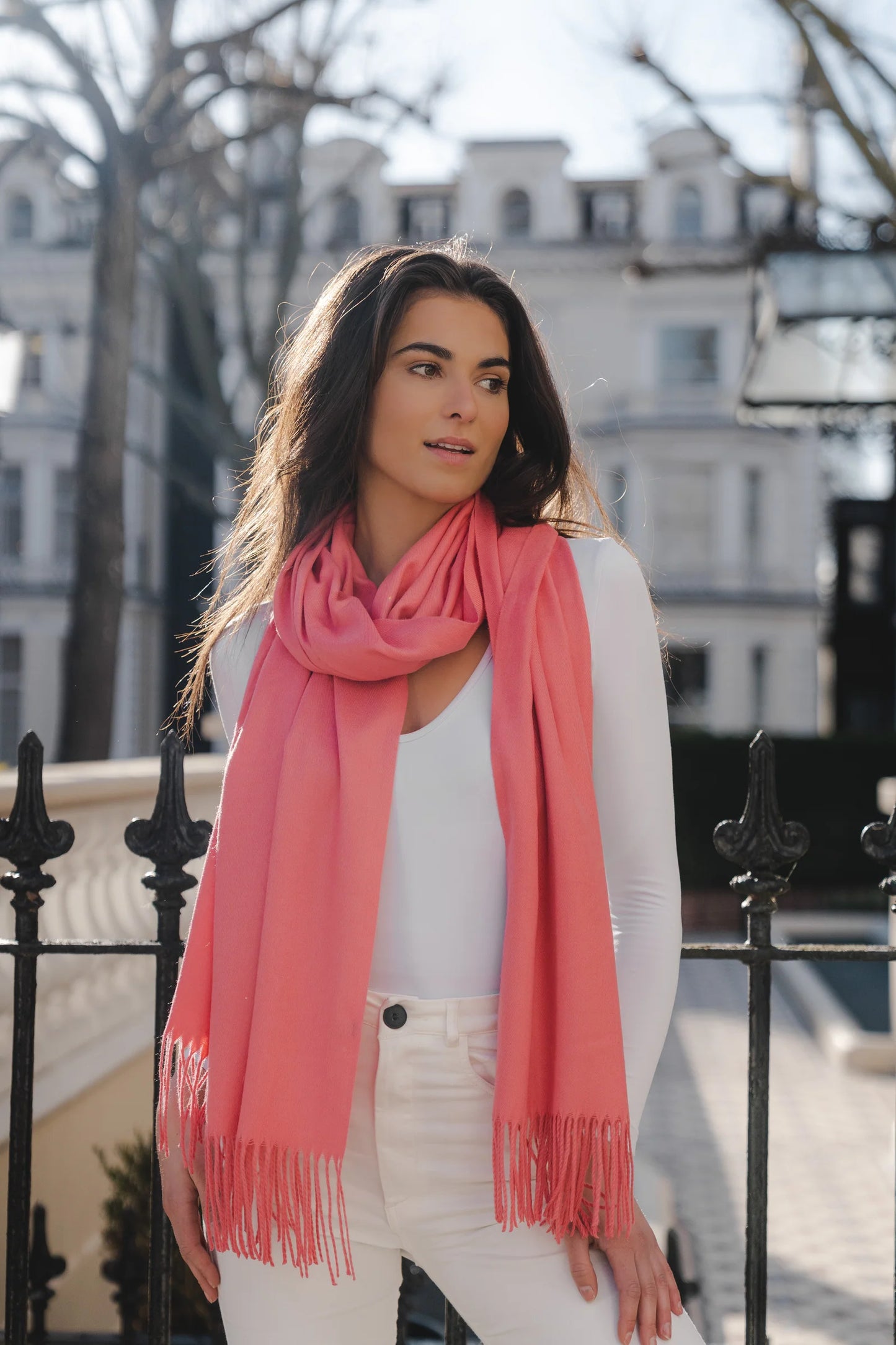 Park Lane PAS Celine Pashmina in Pinks