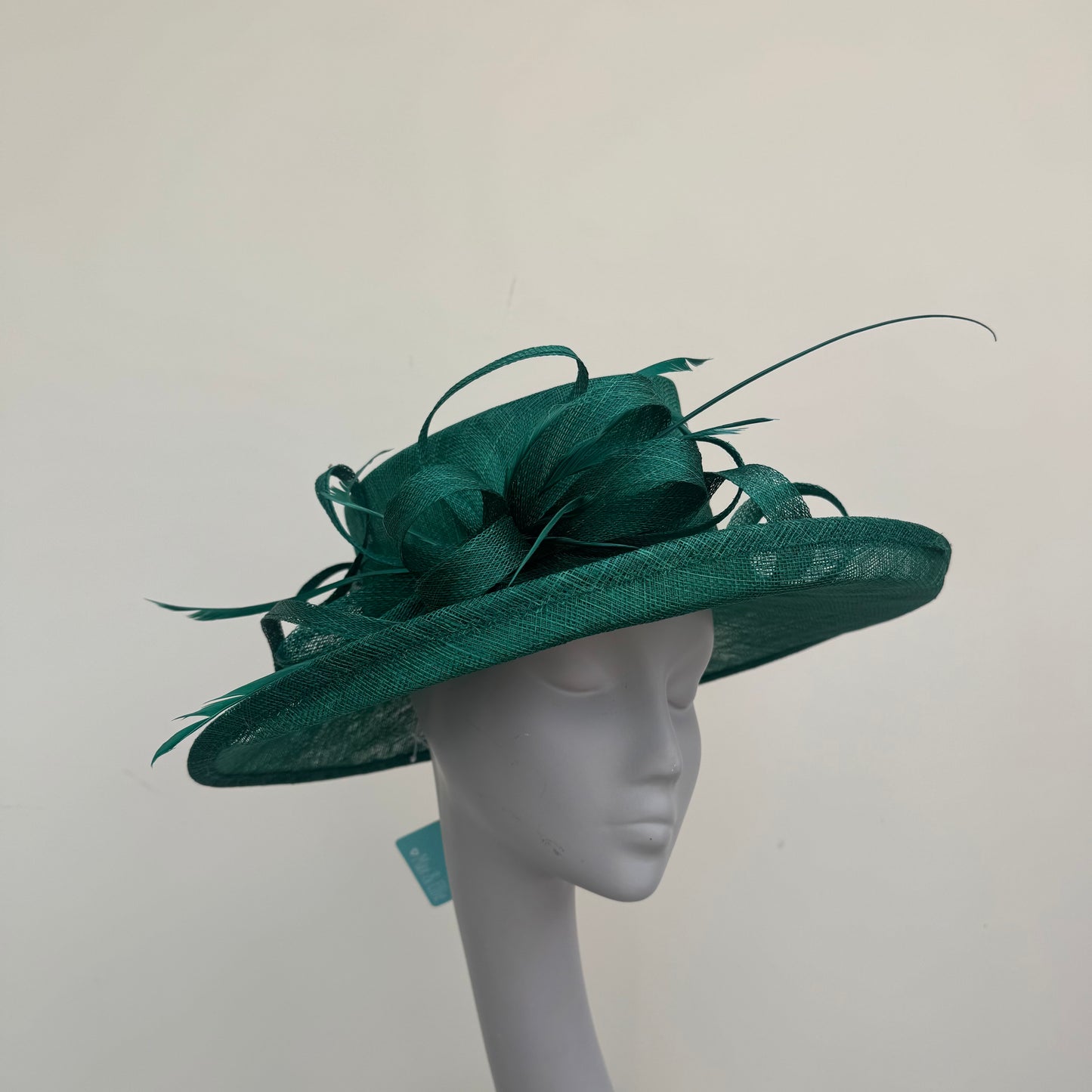 Max & Ellie AH1 Emerald Green Wedding Hat
