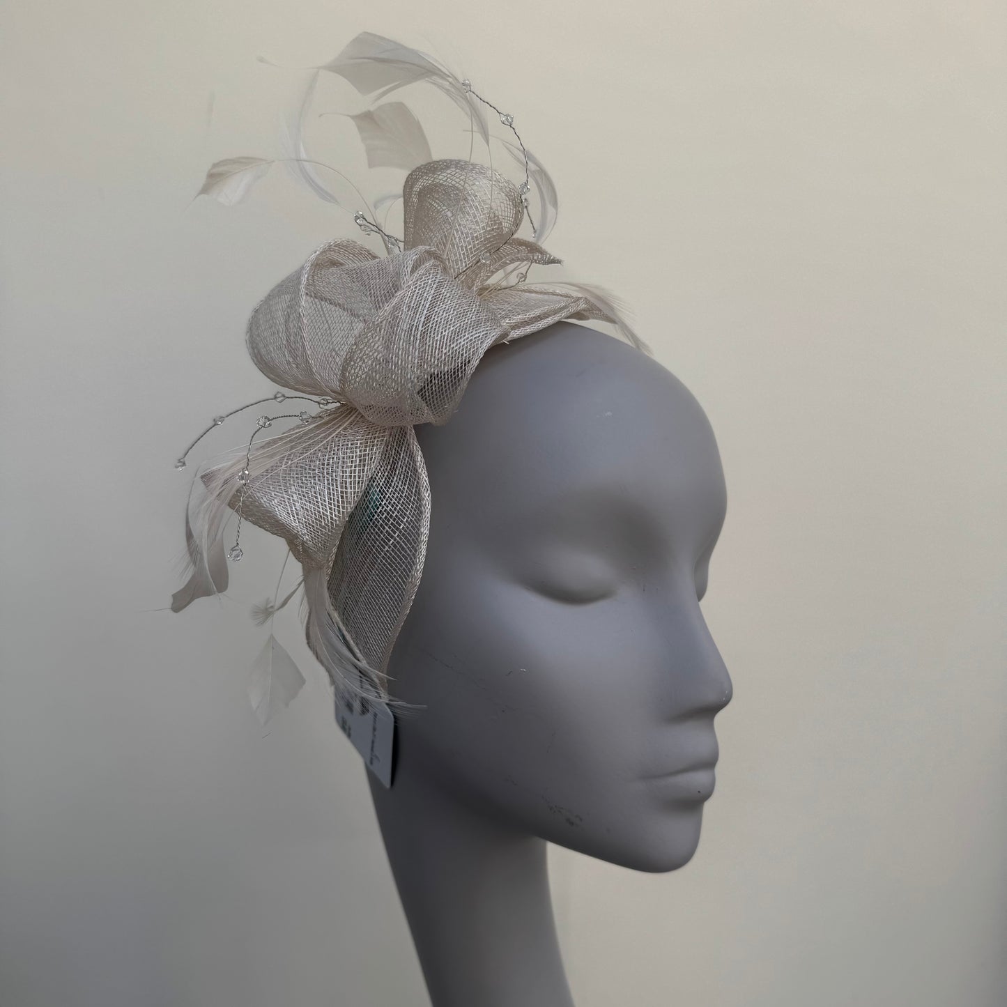 Max and Ellie CF1 Fascinator in Nudes