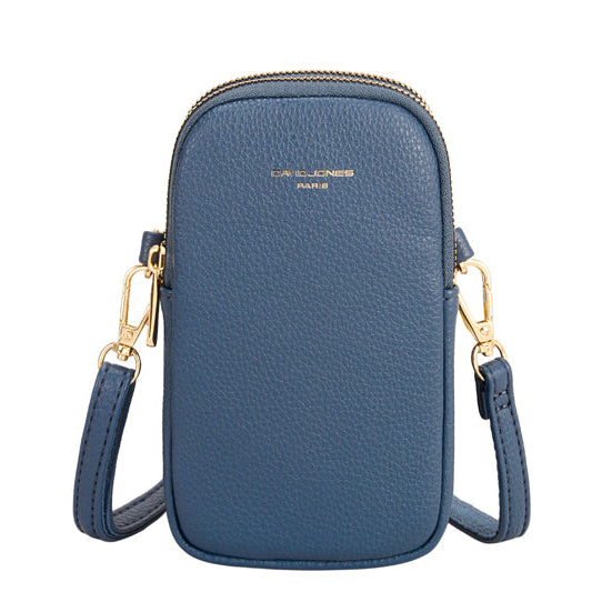David Jones NVCM6814A Double Zip Phone Bag