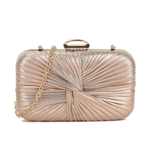 Koko CS3224 Rose Gold Knot Front Box Bag