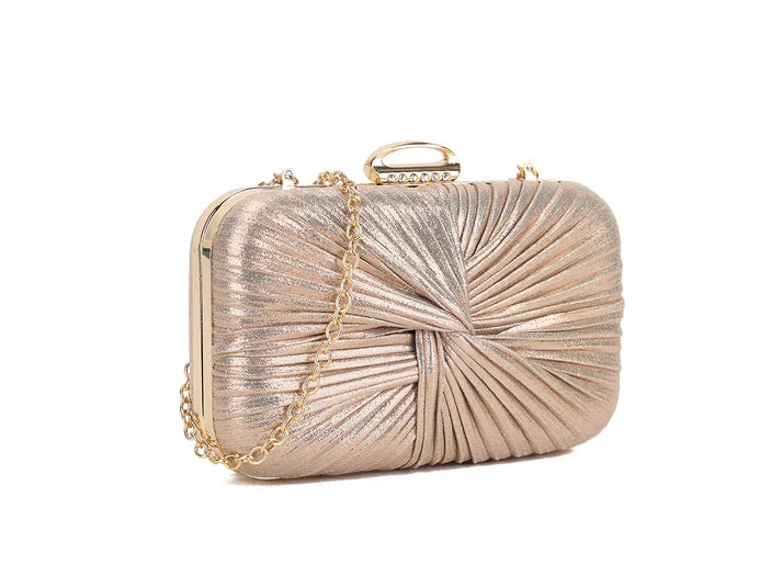 Koko CS3224 Rose Gold Knot Front Box Bag