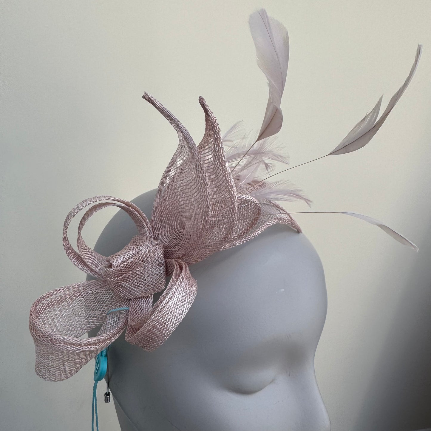 Max and Ellie BF3 Small Fascinator on Headband in Pinks