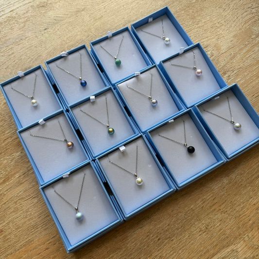 Byzantium CP Pearl Dropper Necklace