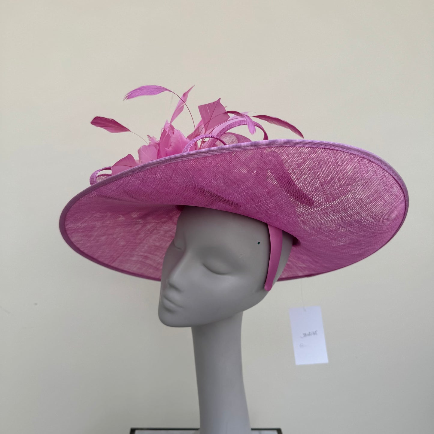 J Bees JB25/85 Blossom Pink Hatinator with Feather Flower Detail