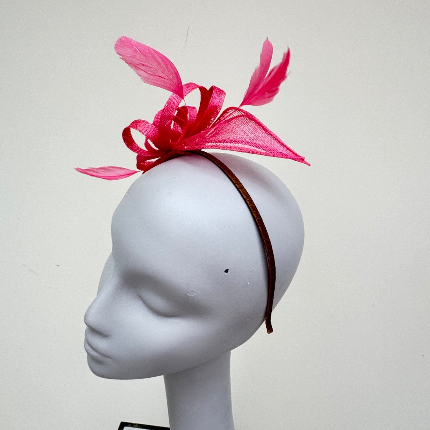 Failsworth 8025 Magenta Pink Fascinator On Headband Magenta