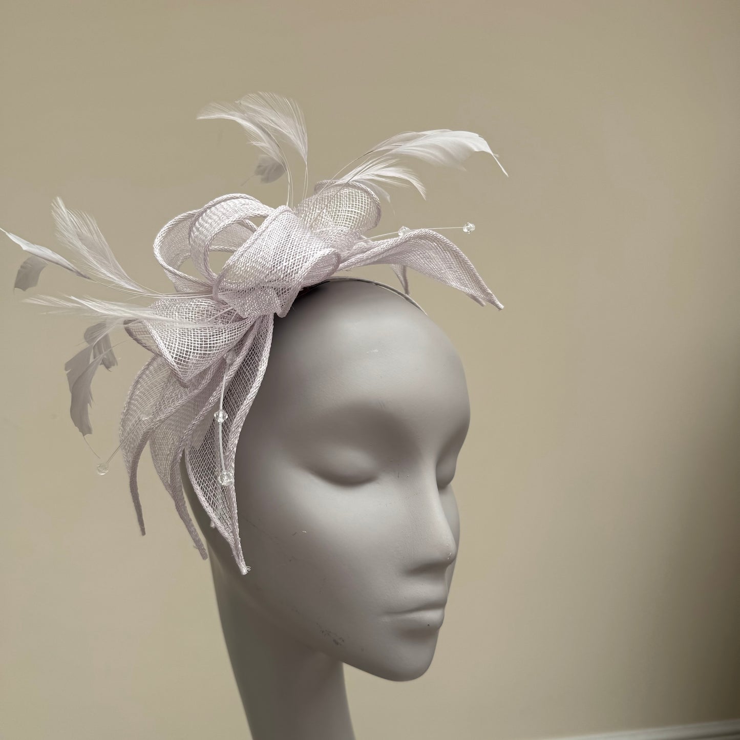 J Bees JB23/318 Fascinator in Purples and Lilacs