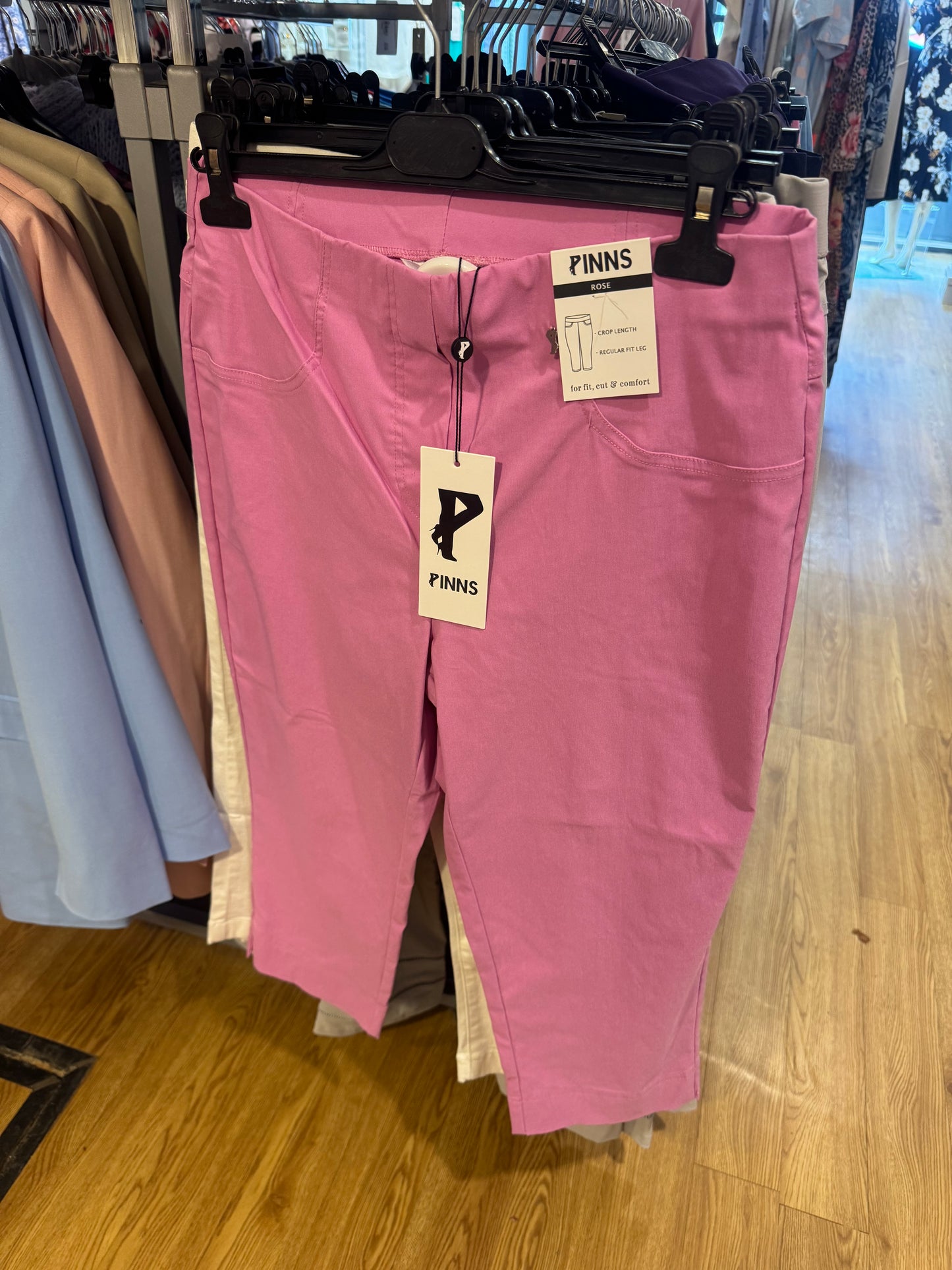 Pinns 226 Bengaline crop trouser with pockets