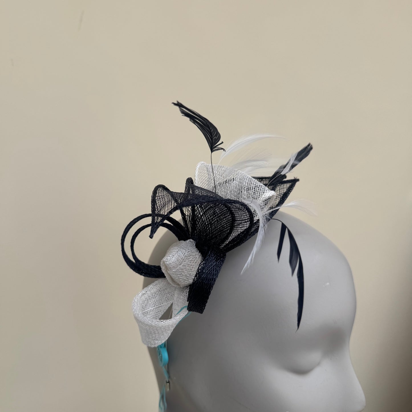 Max and Ellie BF3 Small Fascinator in Blues
