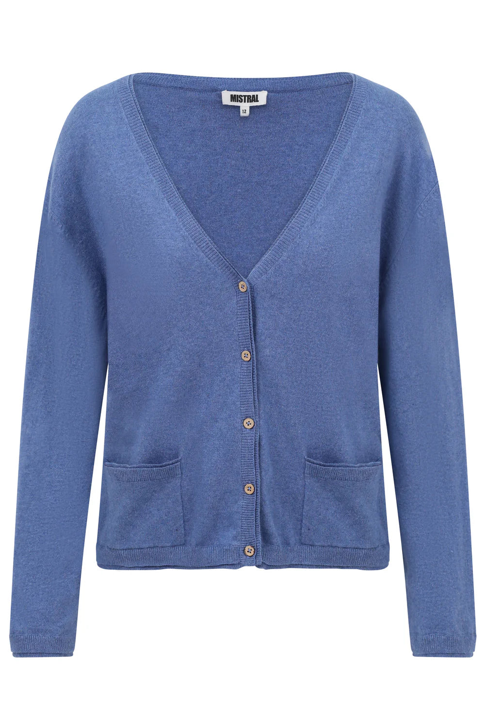 Mistral Infinity Double Rib Detail Melange Cotton Cardi