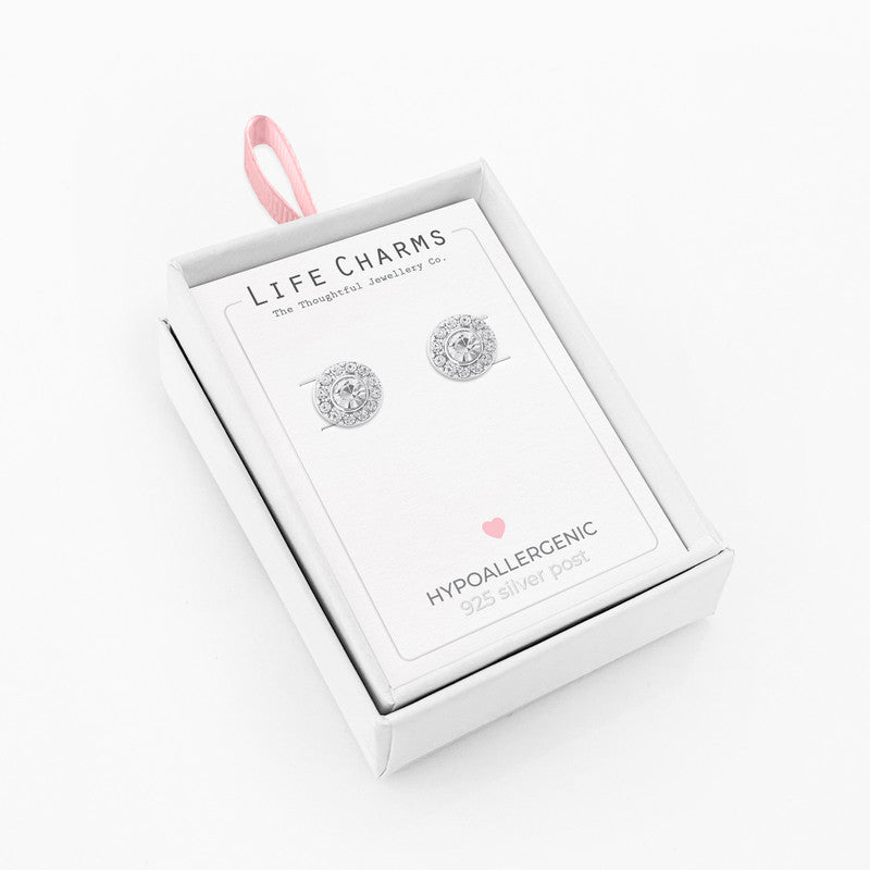 Life Charms Round Studs