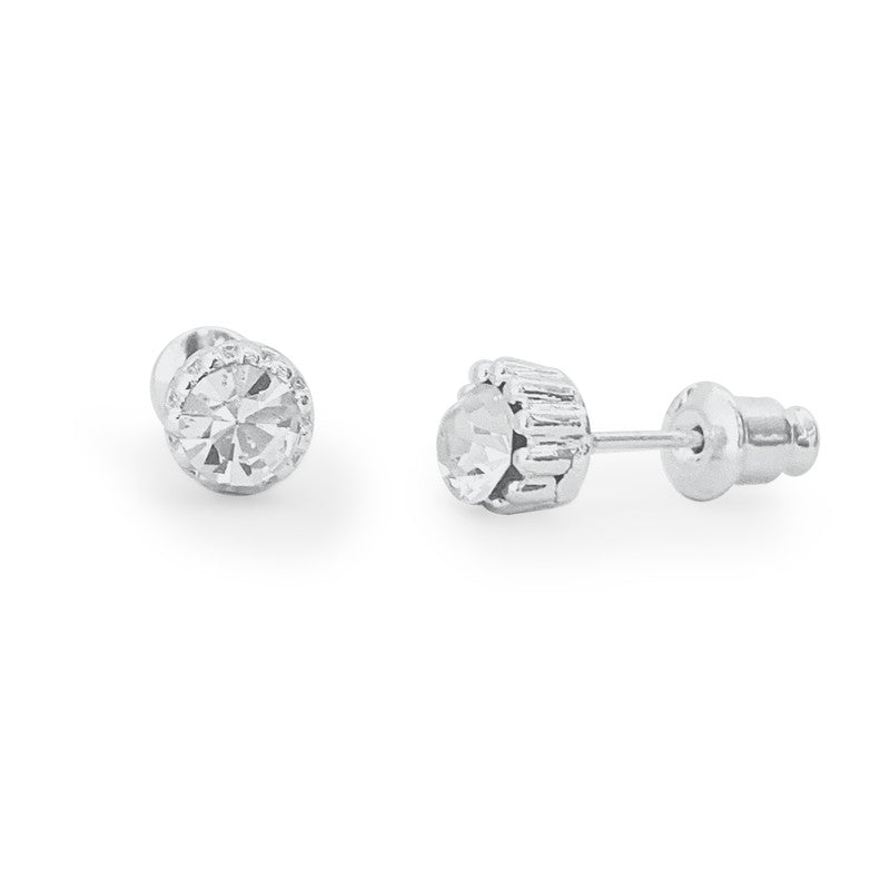 Life Charms Crystal Stud Earrings