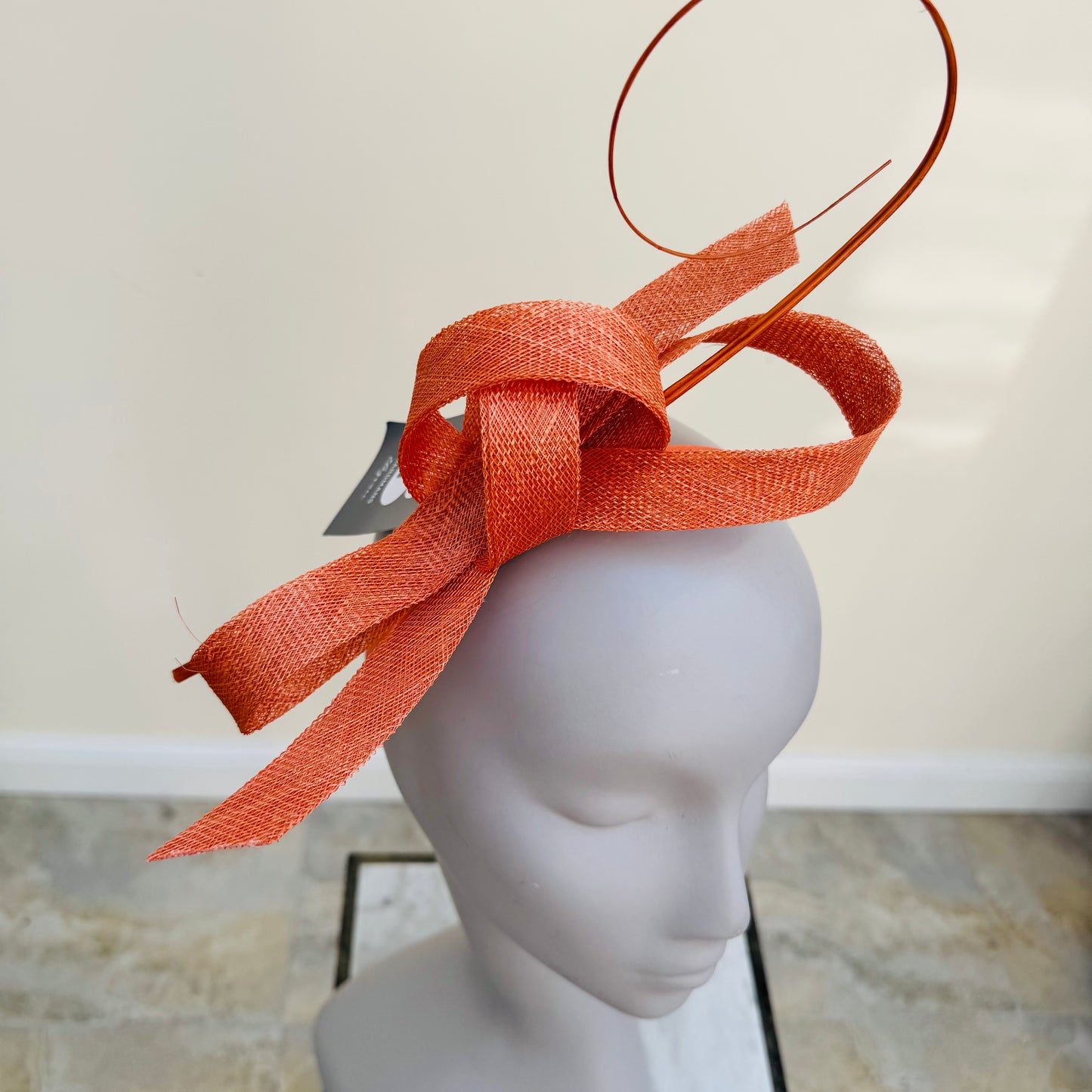 Boardmans Diana Orange Fascinator