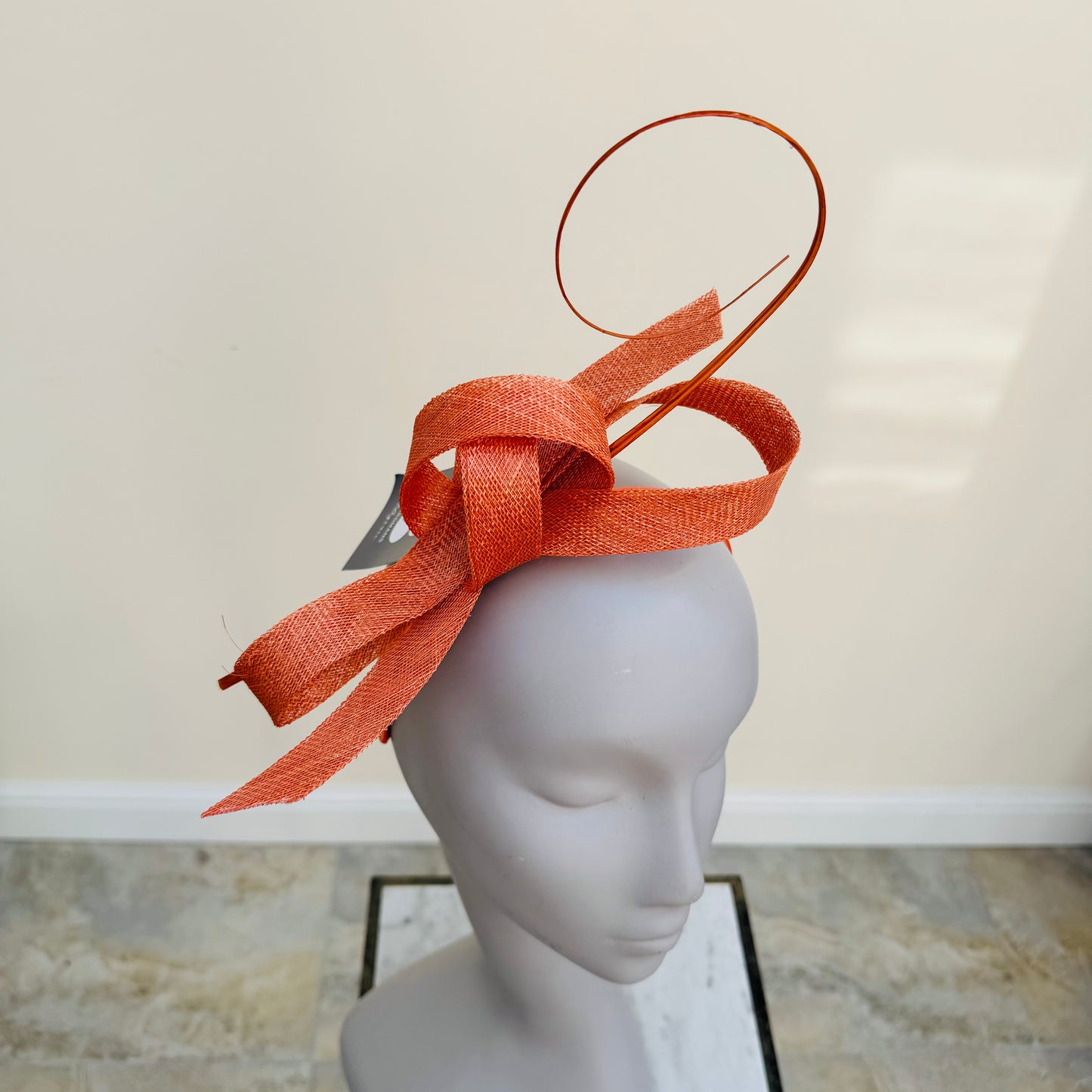 Boardmans Diana Orange Fascinator