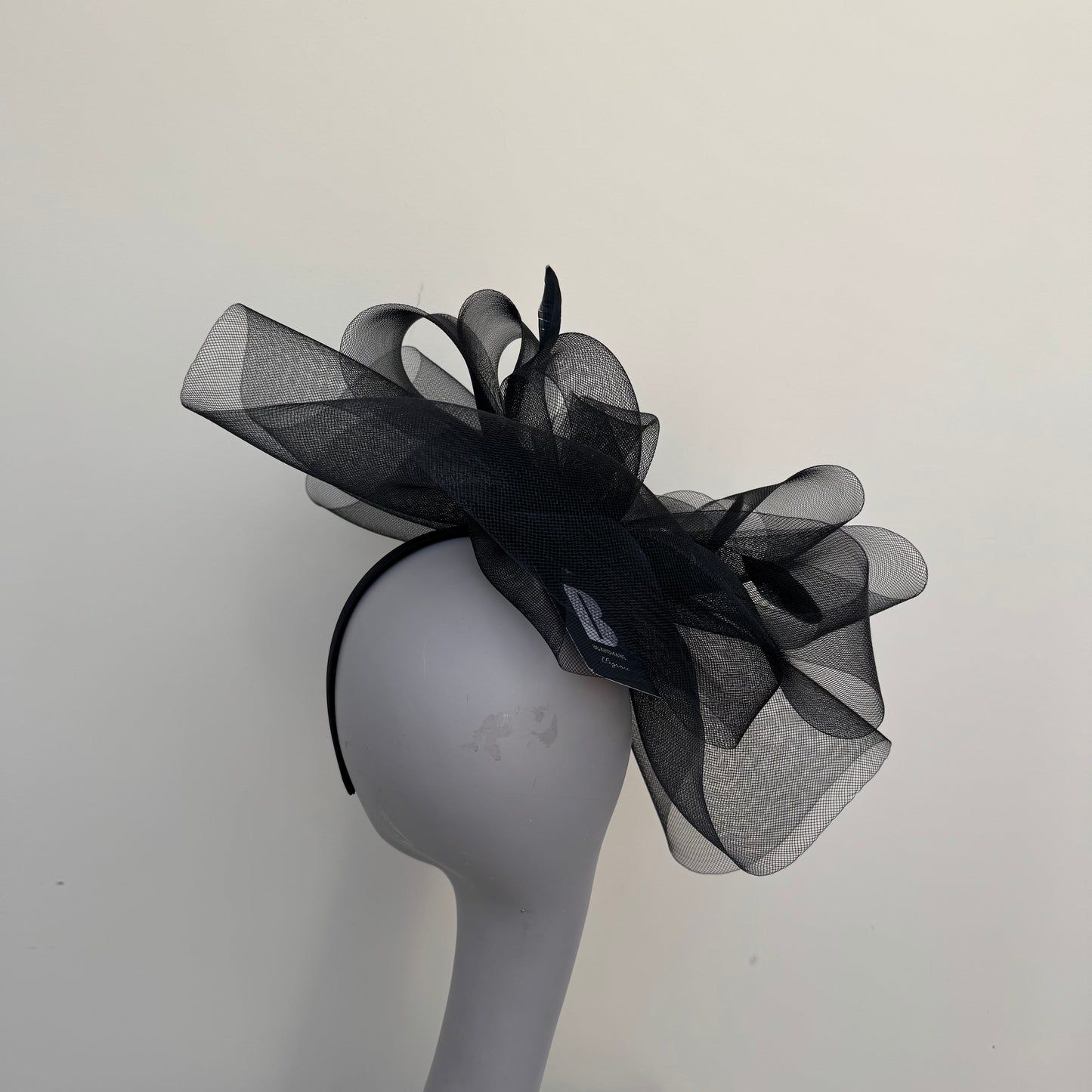 Boardmans Sonny Black Mesh Fascinator