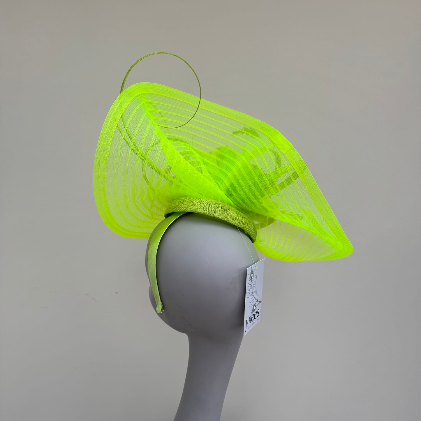 J Bees JB20/212 Neon Lime Green Large Net Hatinator