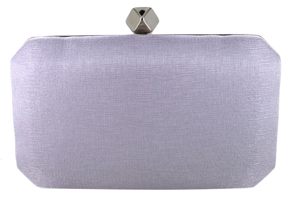 Silver grey clutch on sale bag