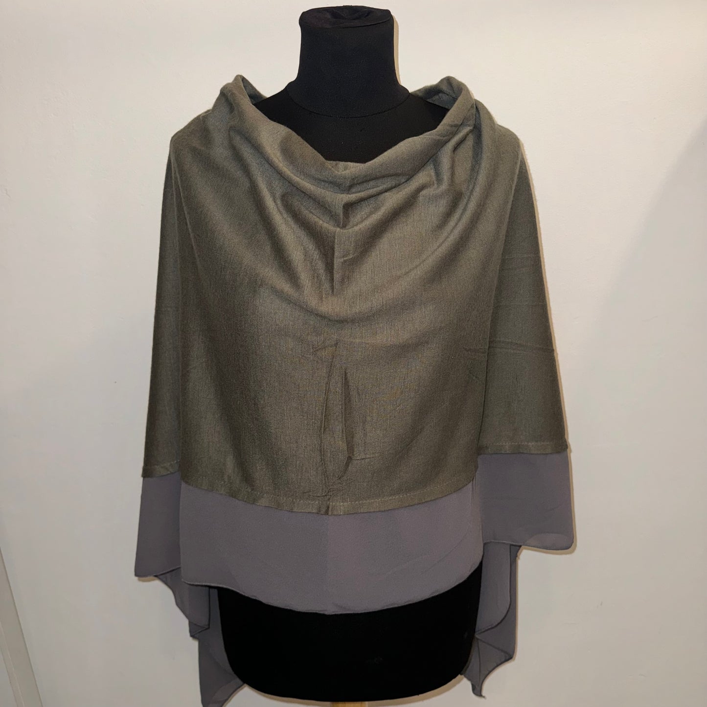 Chiffon Edge Poncho