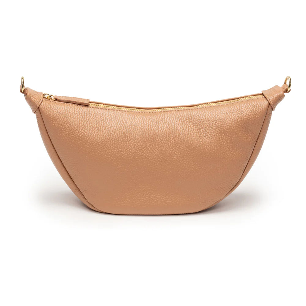 Elie Beaumont Camel Leather Hobo Bag