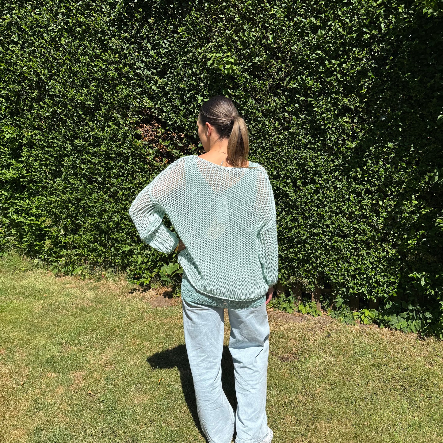 Forever Young Net Jumper with stars