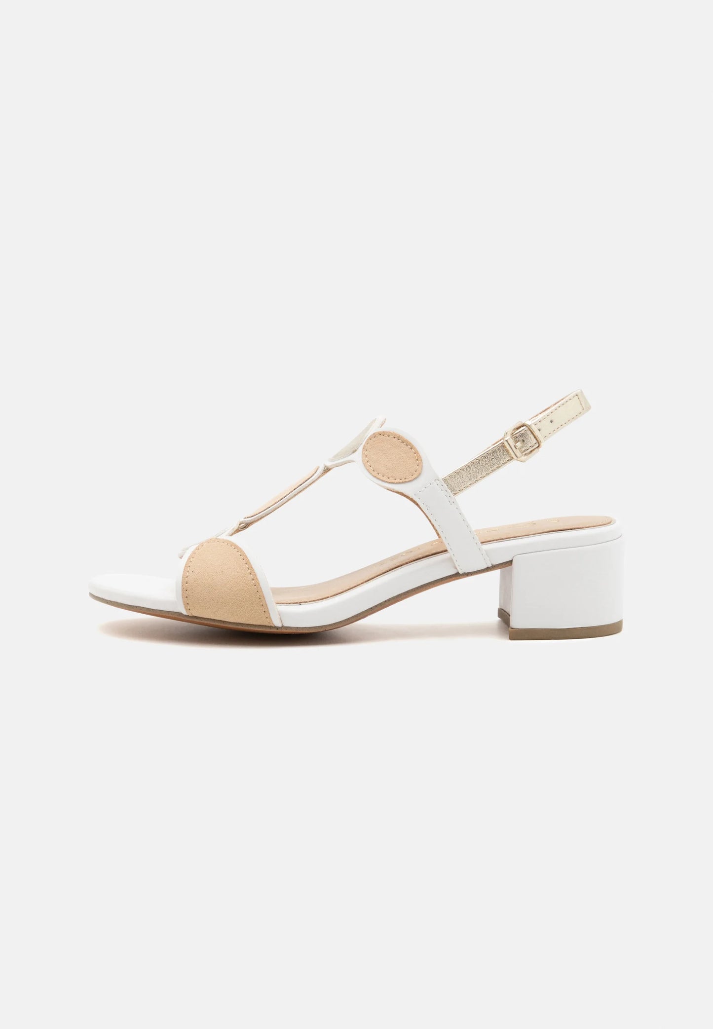 Marco Tozzi 2-28231-44 White and Gold Sandal