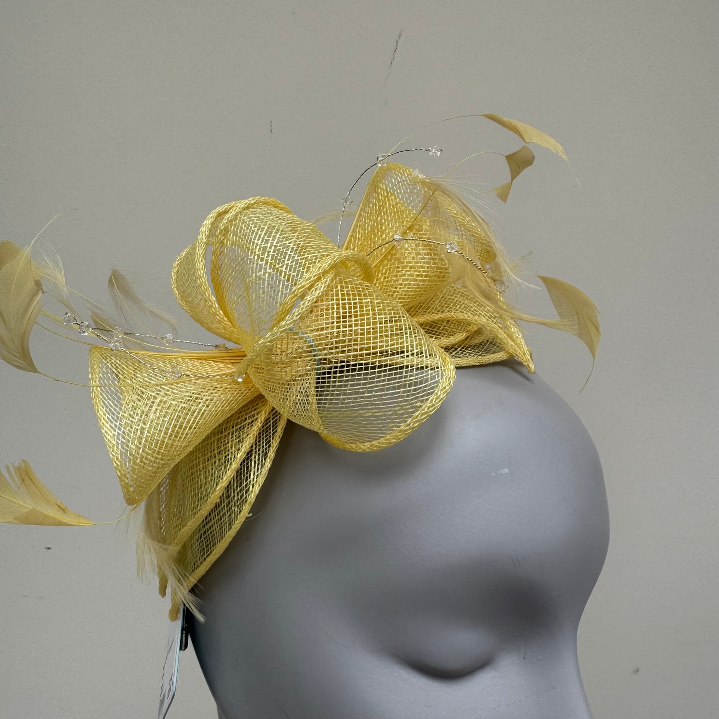 Max and Ellie CF1 Fascinator in Yellows