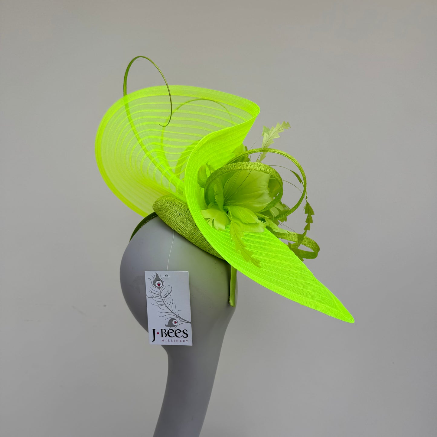 J Bees JB20/212 Neon Lime Green Large Net Hatinator