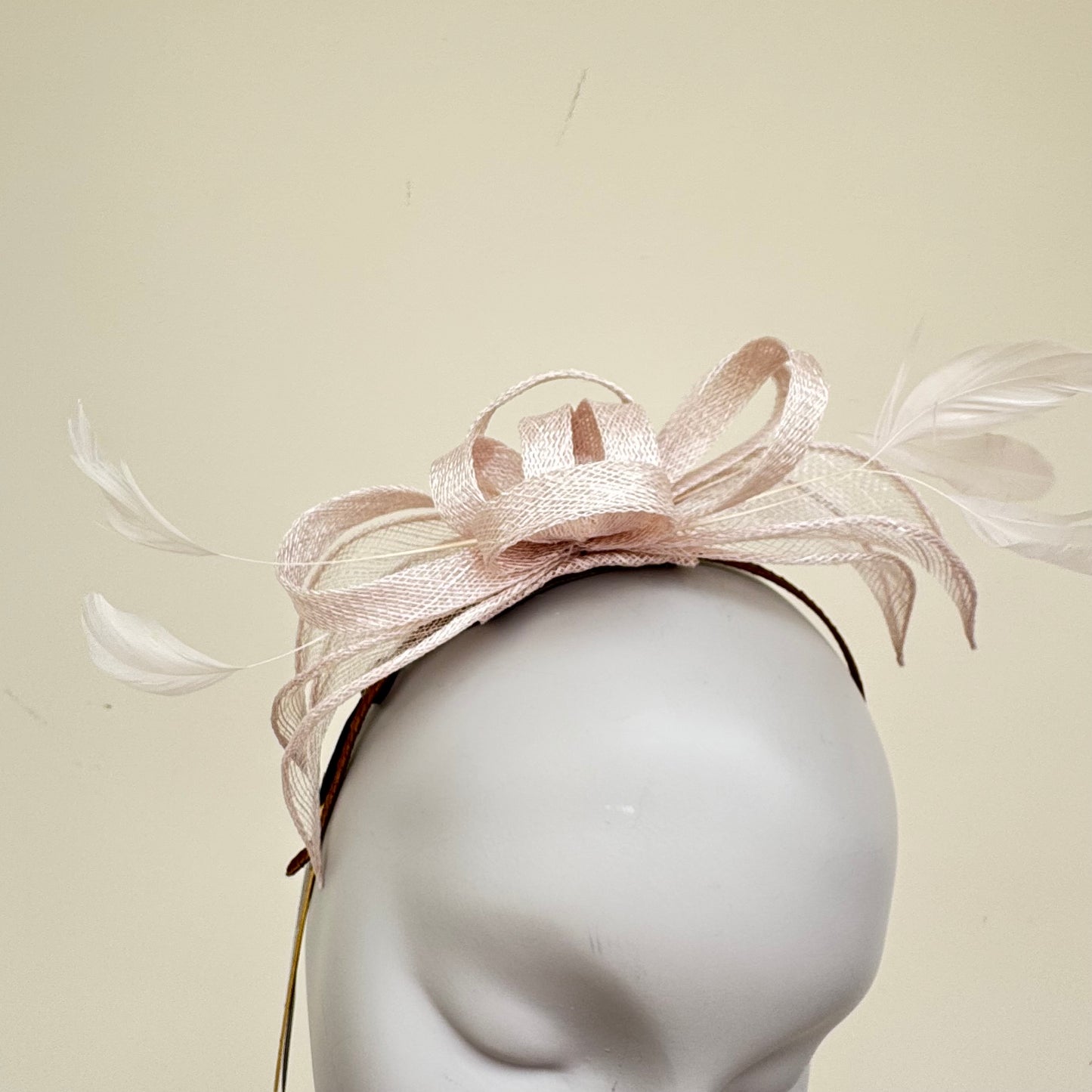 Failsworth 8025 Lupin Nude Fascinator On Headband