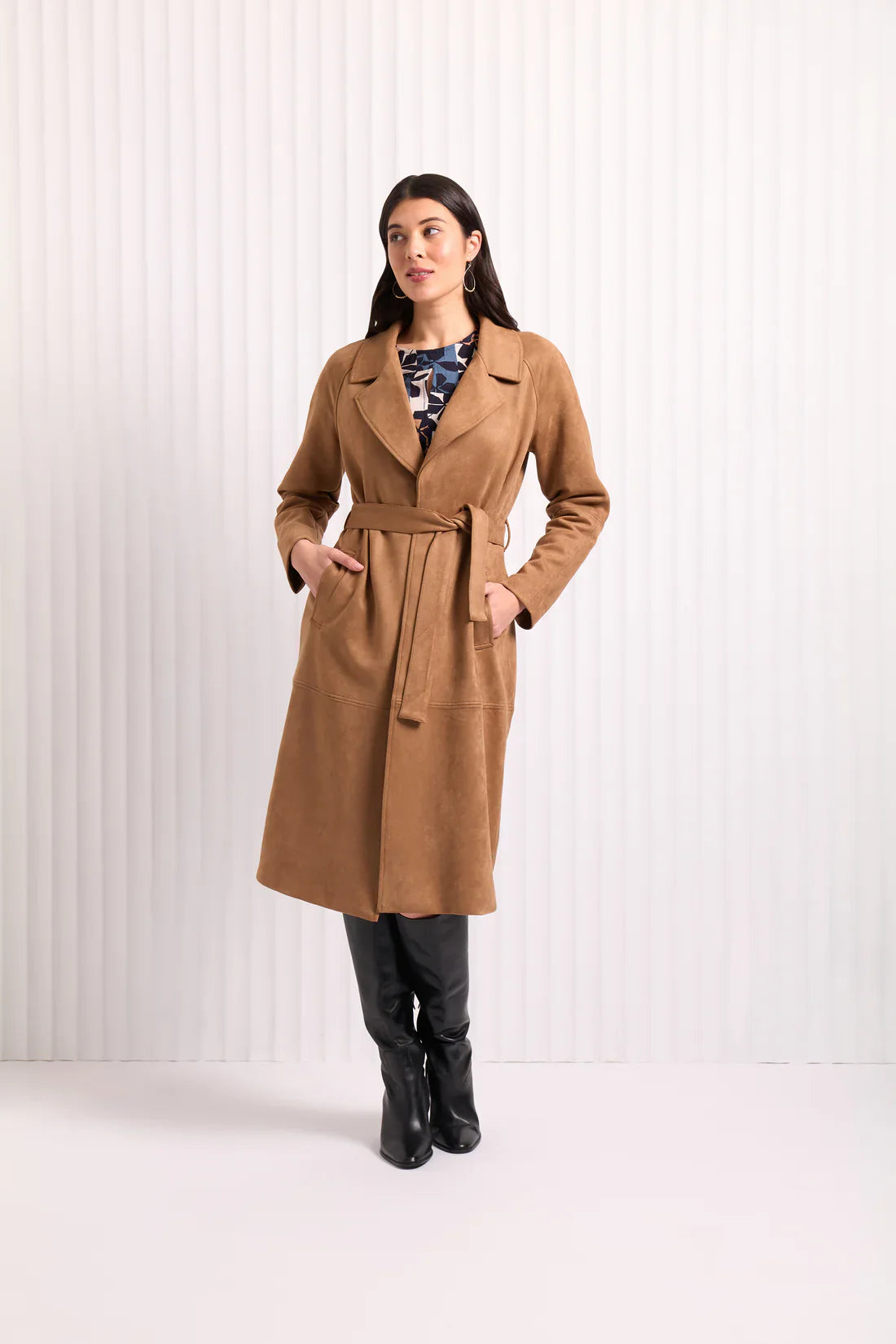 Foil FO8060 Faux-Sure Trench Coat