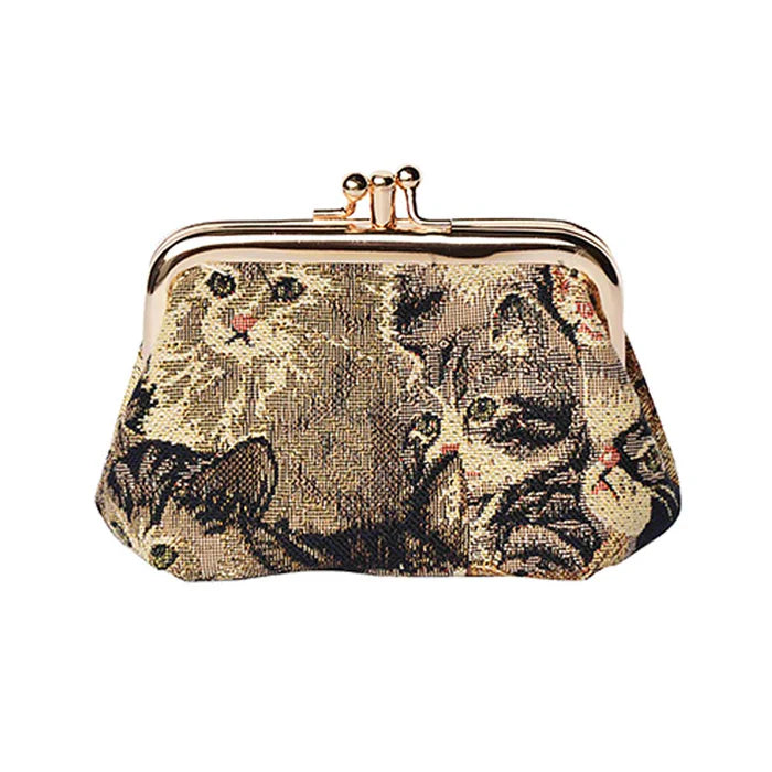 Signare Tapestry Frame Clip Top Purse