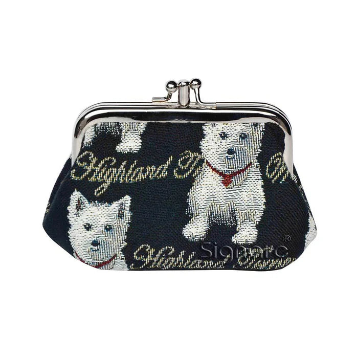 Signare Tapestry Frame Clip Top Purse