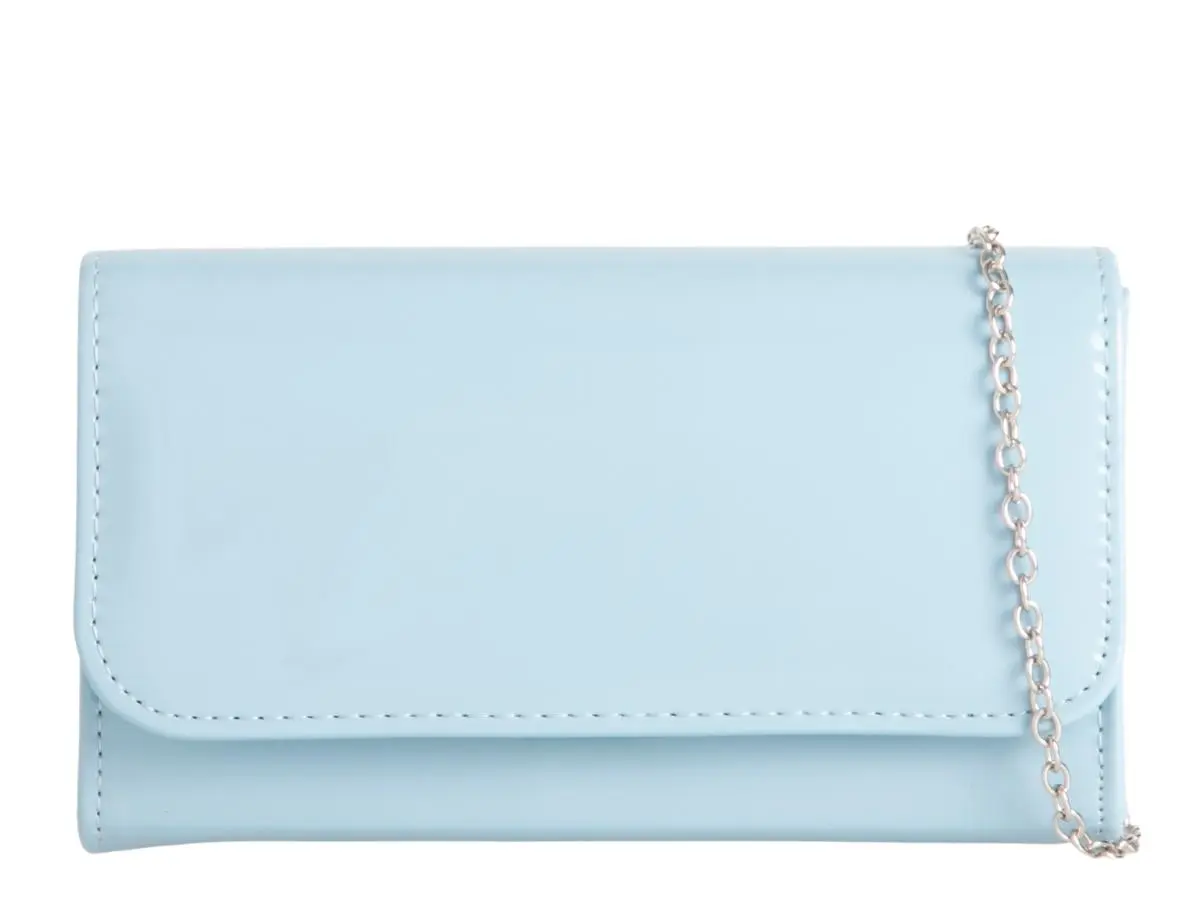 Koko Patent Clutch Evening Bag