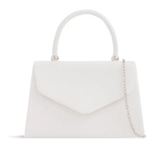 Koko H2439 White Textured Grab Bag