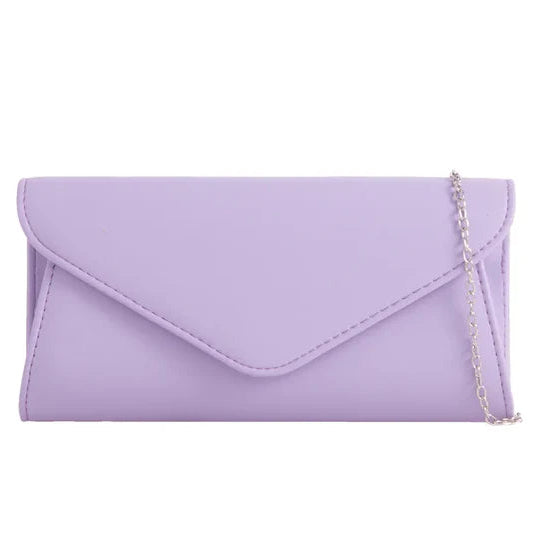 Koko H2490 Lilac envelope clutch bag