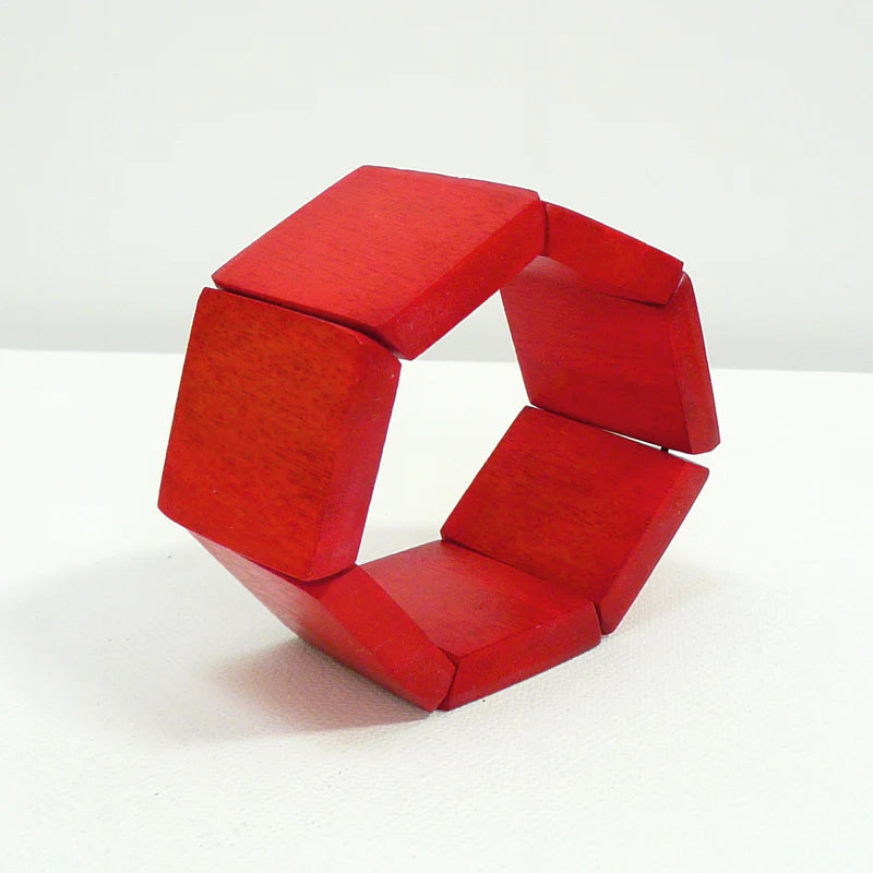 Lotus Feet HC022 Square Cuff Bracelet