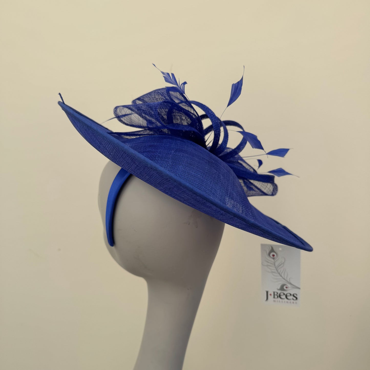 J Bees JB25/83 Cobalt Royal Blue Circular Bow Hatinator Disc