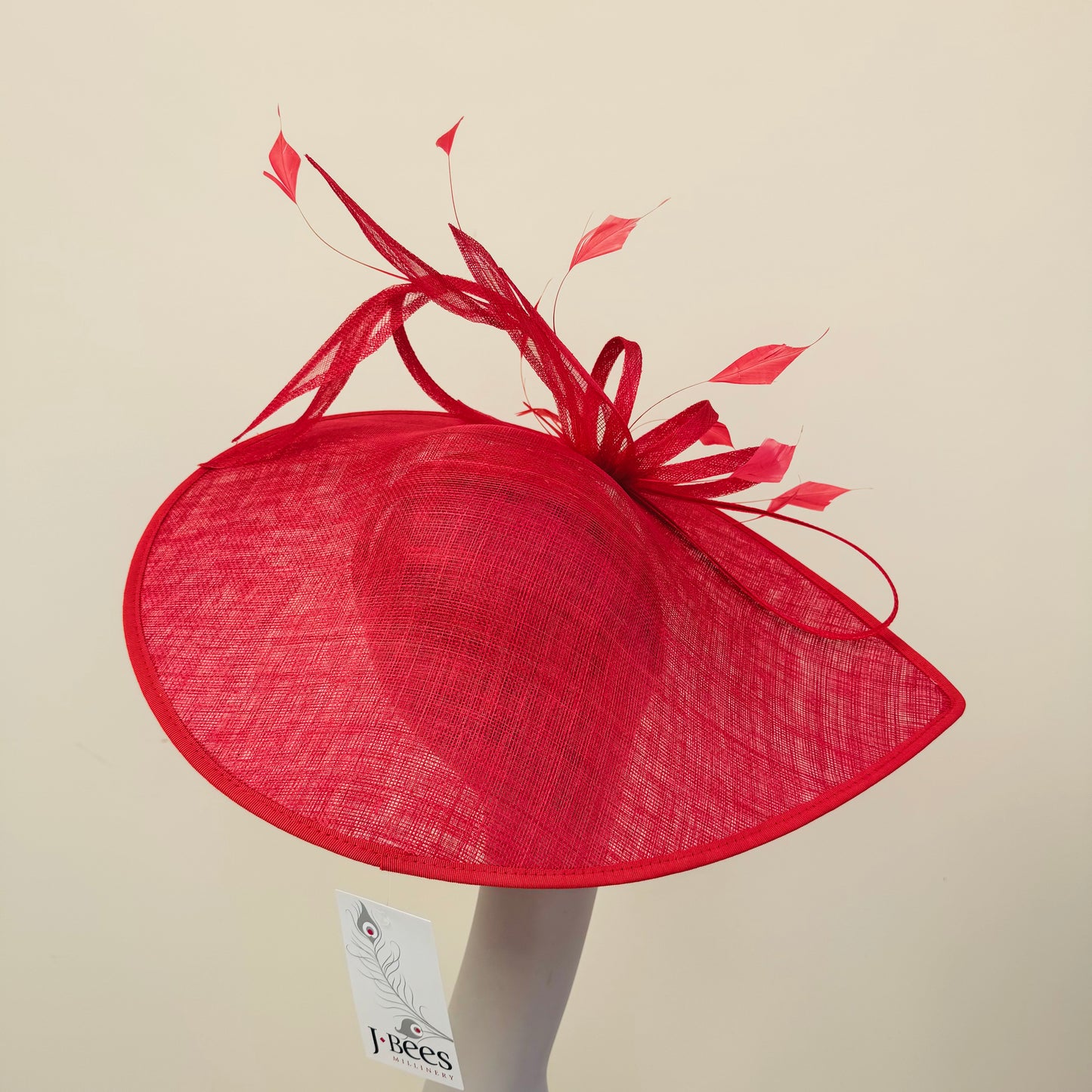 J Bees JB25/79 Poppy Red Tear Drop Large Hatinator