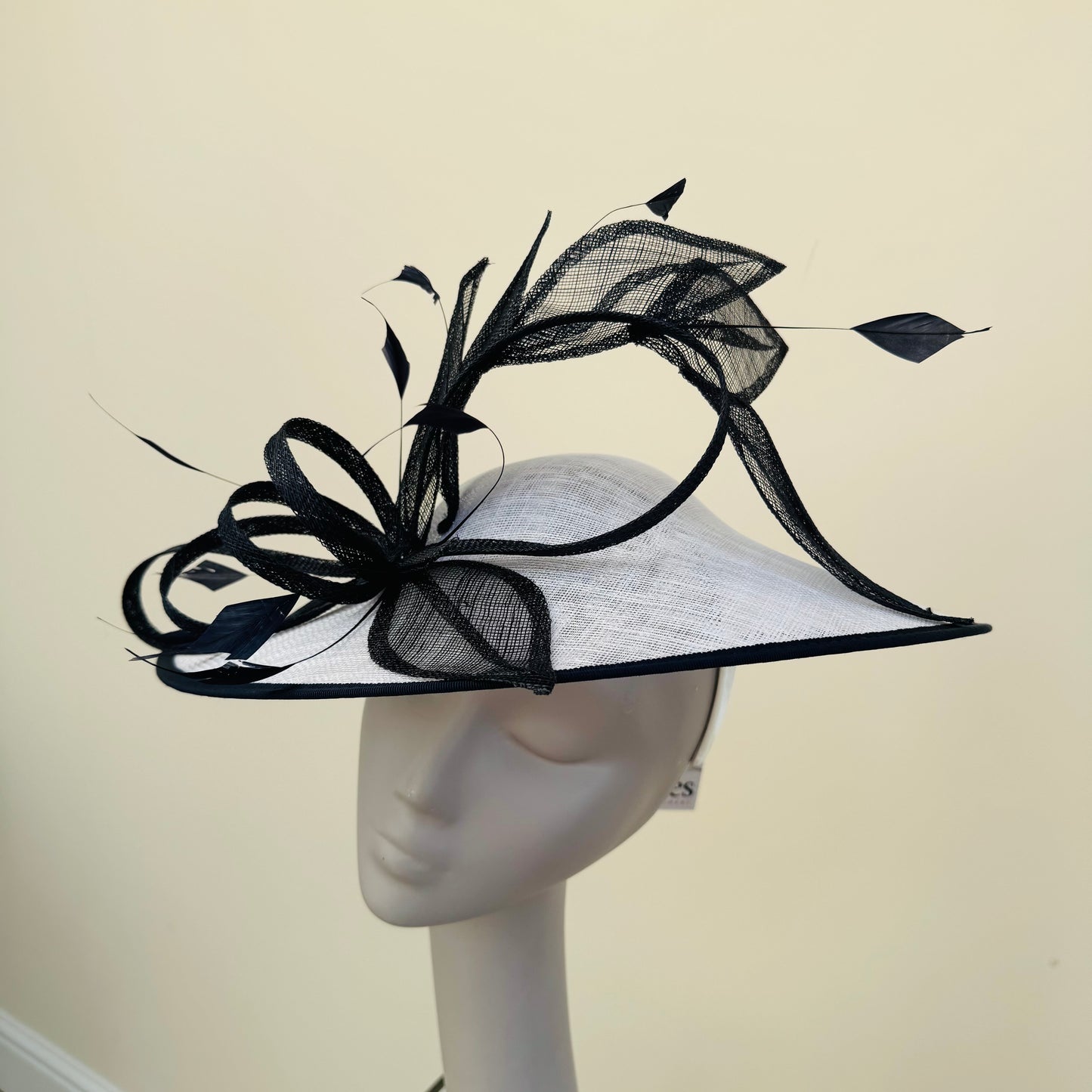 J Bees JB25/79 White/Navy Tear Drop Large Hatinator