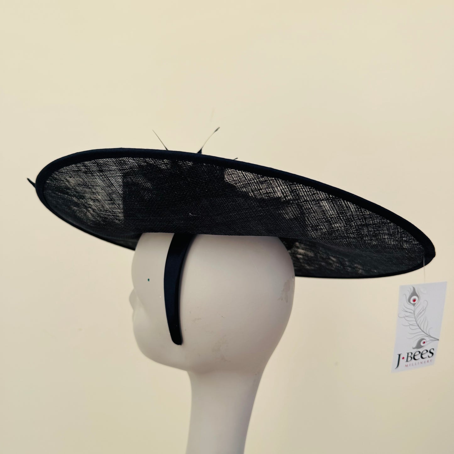 J Bees JB24/38 Navy Blue Hatinator with Large Flower Detail