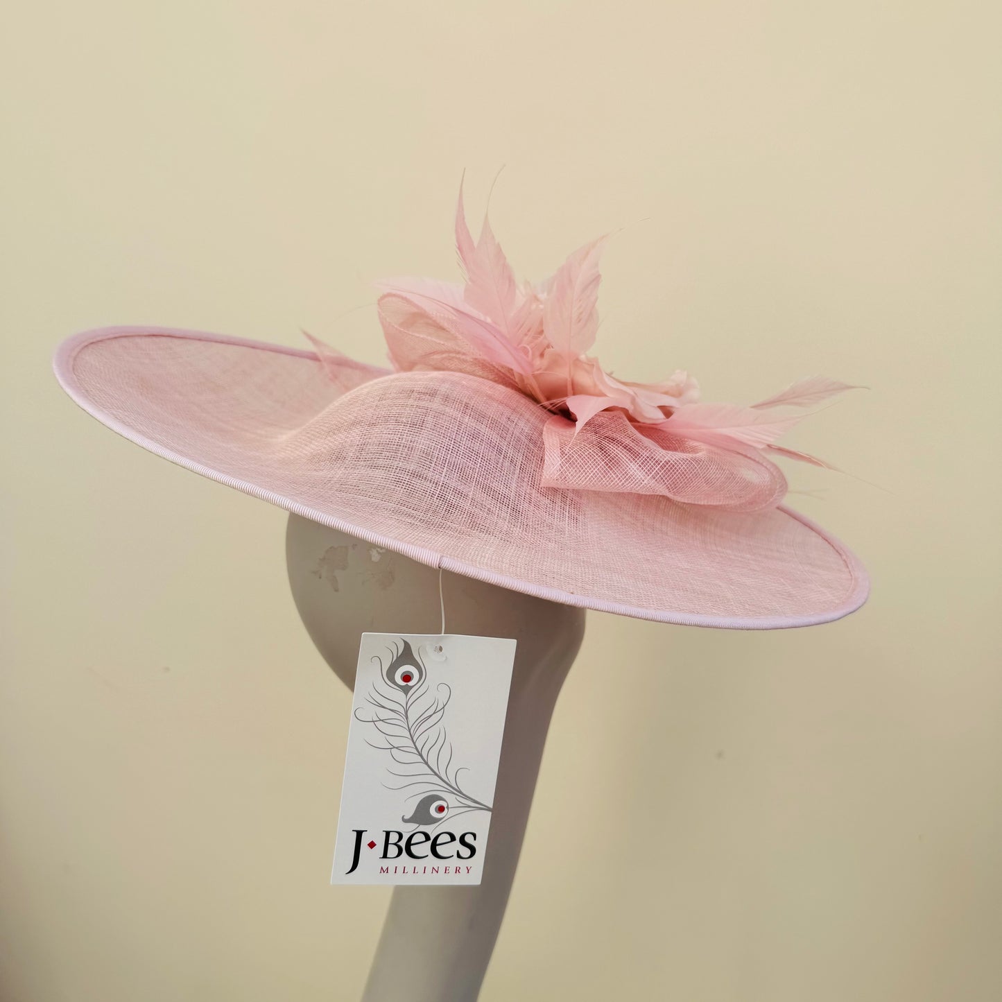 J Bees JB24/38 Peony Pink Hatinator with Large Flower Detail